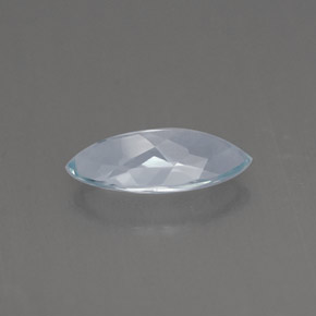 Acquamarina naturale blu da 0,84 ct, marchesa, VVS-VS