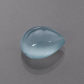 Acquamarina naturale blu da 3,86 ct, trasparente, trasparente/traslucido