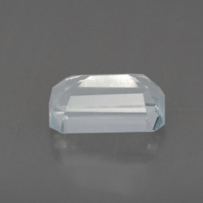 Acquamarina naturale blu da 1,07 ct, taglio smeraldo, VS