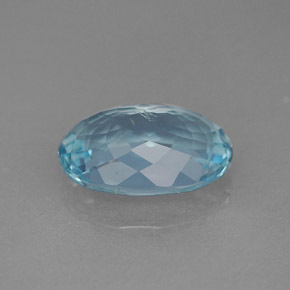Acquamarina naturale blu da 2,80 ct, taglio ovale, VS