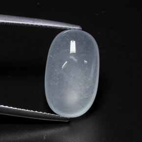 Acquamarina Azzurro naturale da 9.48 ct, Taglio ovale, Traslucido