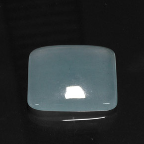 Acquamarina naturale blu da 16,66 ct, taglio a cuscino, traslucido