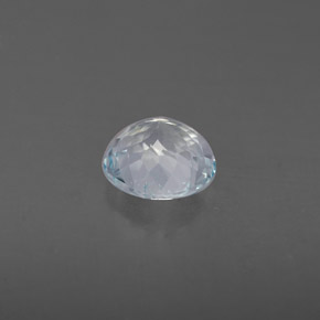 Acquamarina Azzurro naturale da 0.66 ct, Taglio rotondo, VS