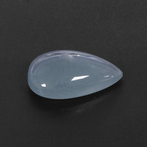 Acquamarina naturale blu da 11,84 ct, trasparente, trasparente/traslucido