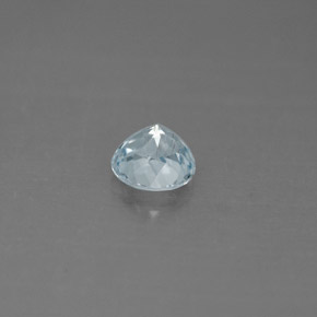 Acquamarina Azzurro naturale da 0.67 ct, Taglio rotondo, VS