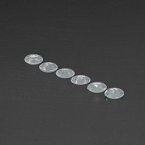 Gemme di Acquamarina Azzurro naturale da  ct, Taglio ovale, VVS-VS