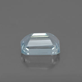 Acquamarina naturale blu da 0,96 ct, taglio smeraldo, VVS
