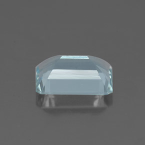 Acquamarina naturale blu da 1,51 ct, taglio smeraldo, VVS