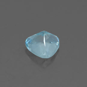 Acquamarina Azzurro naturale da 0.79 ct, Taglio trillion, VVS-VS