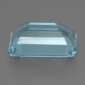 Acquamarina naturale blu da 4,50 ct, taglio smeraldo, VVS