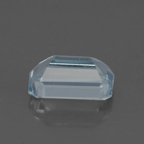 Acquamarina naturale blu da 1,35 ct, taglio smeraldo, VVS