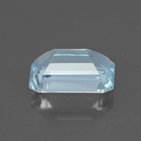 Acquamarina Azzurro naturale da 1.26 ct, Taglio smeraldo, VVS