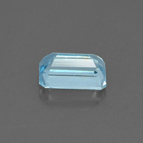 Acquamarina Azzurro naturale da 0.82 ct, Taglio smeraldo, VVS-VS