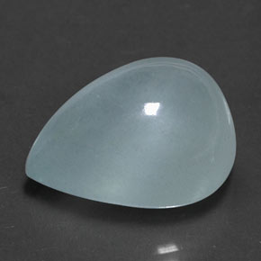 Acquamarina naturale blu da 11,50 ct, trasparente, trasparente/traslucido