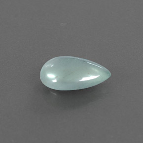 Acquamarina naturale verde da 1,36 ct, trasparente, trasparente/traslucido