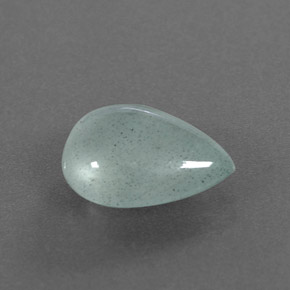 Acquamarina naturale verde da 3,38 ct, trasparente, trasparente/traslucido