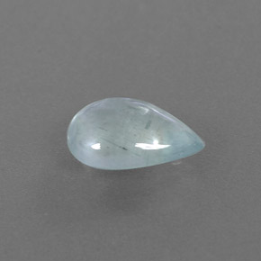 Acquamarina naturale verde da 2,29 ct, trasparente, trasparente/traslucido