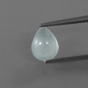 Acquamarina naturale verde da 2,03 ct, trasparente, trasparente/traslucido