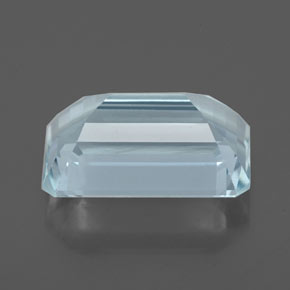 Acquamarina naturale blu da 3,93 ct, taglio smeraldo, VVS