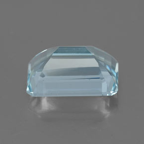 Acquamarina naturale blu da 2,13 ct, taglio smeraldo, VVS