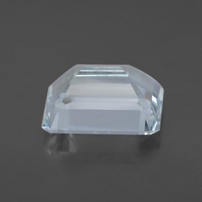 Acquamarina naturale blu da 4,04 ct, taglio smeraldo, VVS
