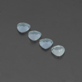 Acquamarina naturale blu da  ct, trillion, VVS