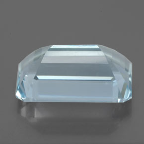 Acquamarina naturale blu da 5,33 ct, taglio smeraldo, VS