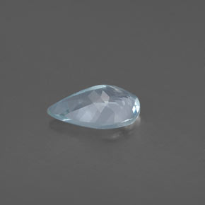 Acquamarina naturale blu da 1,07 ct, taglio a pera, VVS-VS