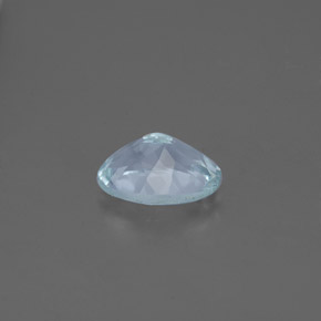 Acquamarina naturale blu da 1,17 ct, taglio ovale, VS