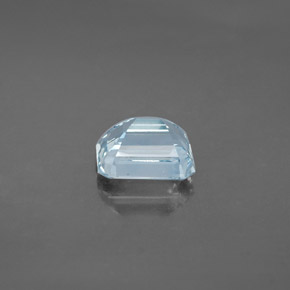 Acquamarina naturale blu da 2,19 ct, taglio smeraldo, VVS-VS