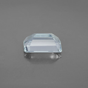 Acquamarina naturale blu da 2,47 ct, taglio smeraldo, VVS-VS