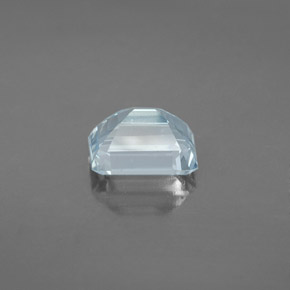 Acquamarina naturale blu da 2,25 ct, taglio smeraldo, VVS-VS