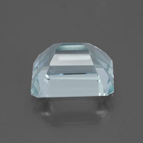 Acquamarina naturale blu da 3,15 ct, taglio smeraldo, VVS-VS