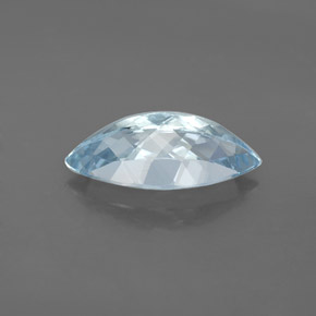 Acquamarina naturale blu da 3,74 ct, marchesa, VVS-VS