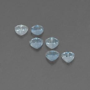 Acquamarina naturale blu da  ct, trillion, VVS-VS