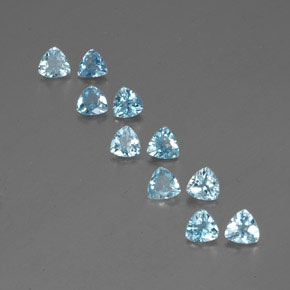 Acquamarina naturale blu da  ct, trillion, VS