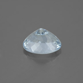 Acquamarina naturale blu da 2,01 ct, taglio ovale, VVS-VS