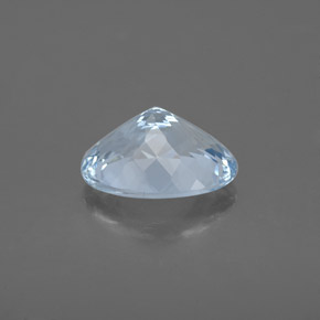 Acquamarina naturale blu da 1,74 ct, taglio ovale, VS
