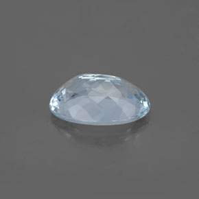 Acquamarina naturale blu da 1,67 ct, taglio ovale, VS
