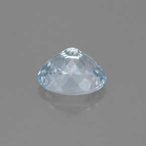 Acquamarina naturale blu da 1,41 ct, taglio ovale, VS