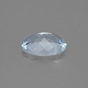 Acquamarina naturale blu da 1,32 ct, taglio ovale, SI