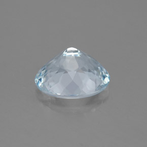 Acquamarina naturale blu da 1,74 ct, taglio ovale, VVS-VS