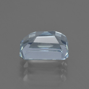 Acquamarina naturale blu da 2,47 ct, taglio smeraldo, VS-SI
