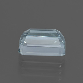 Acquamarina naturale blu da 1,92 ct, taglio smeraldo, VS