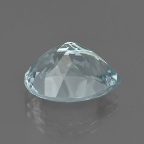 Acquamarina Celeste naturale da 7.46 ct, Forma a pera, VVS