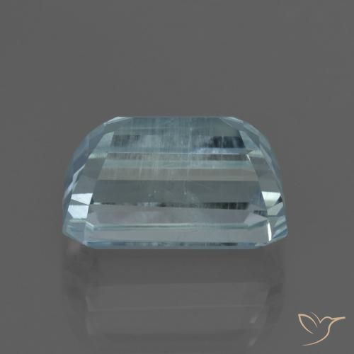 Acquamarina Azzurro naturale da 6.01 ct, Ottagonale / Taglio smeraldo, VS