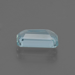 Acquamarina Celeste naturale da 1.66 ct, Taglio smeraldo, VS
