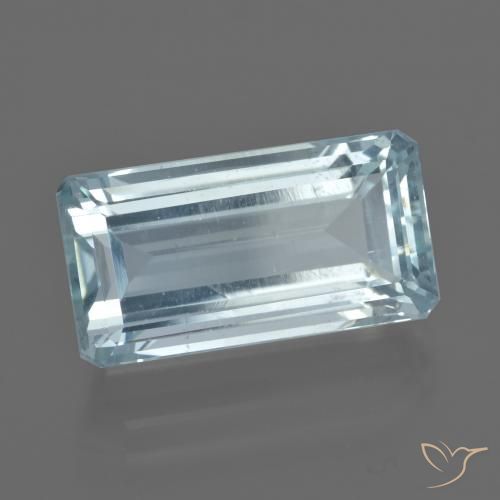 Acquamarina Azzurro naturale da 7.65 ct, Ottagonale / Taglio smeraldo, VS