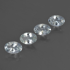 Acquamarina naturale blu da 1,75 ct, taglio ovale, VVS-VS