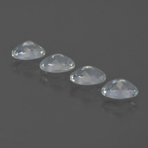 Acquamarina naturale blu da 1,75 ct, taglio ovale, VVS-VS